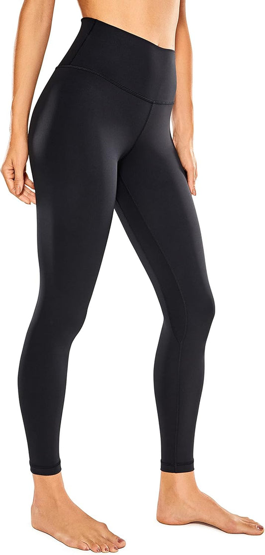 Women Naked Feeling Yoga Pants 25 Inches - 7/8 High Waisted Workout Leggings