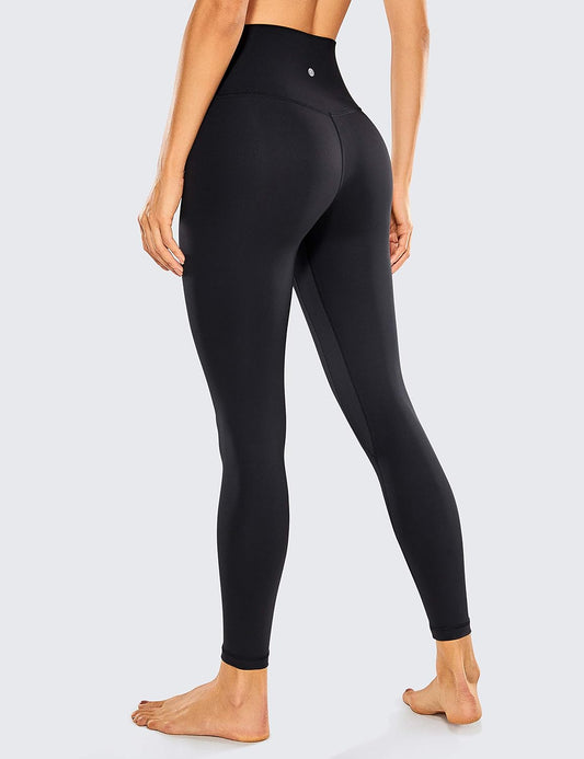 Women Naked Feeling Yoga Pants 25 Inches - 7/8 High Waisted Workout Leggings