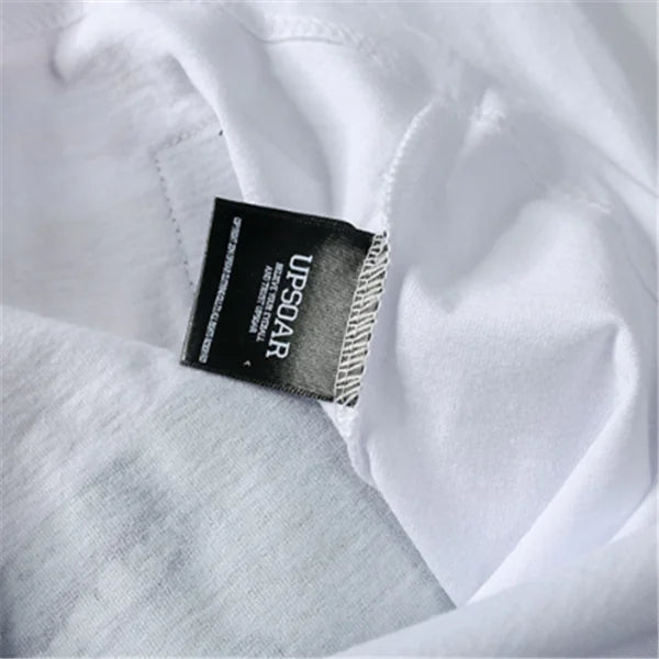 Men's Loose Fit Cotton T-Shirt with Letter Design